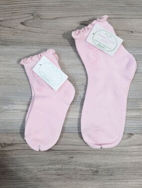 Target Bullseye Mother's Day 2026 Mom & Mini Matching Socks - Pink Bow